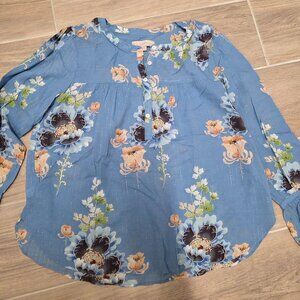 LOFT  Floral Blouse